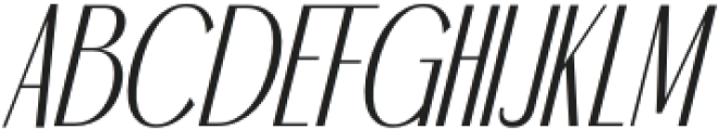 Hermooun Italic otf (400) Font LOWERCASE