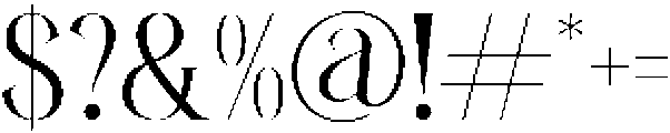 Heroic Brutal otf (400) Font OTHER CHARS