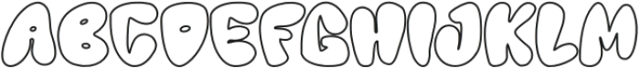 Herralds Outline otf (400) Font UPPERCASE