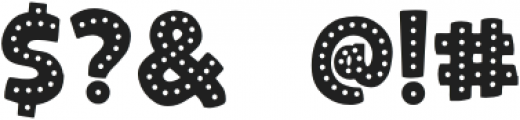 Herrington Font - Spotty otf (400) Font OTHER CHARS