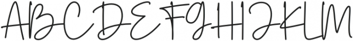 Herstton Signature otf (400) Font UPPERCASE