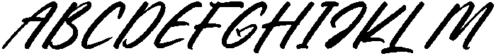 Heru Italic otf (400) Font UPPERCASE