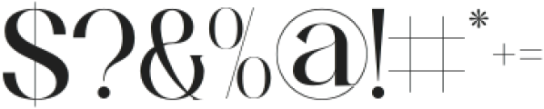 Herva-Regular otf (400) Font OTHER CHARS