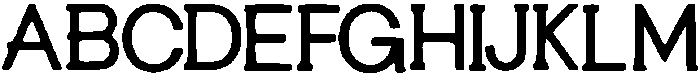 Hesa ttf (400) Font UPPERCASE