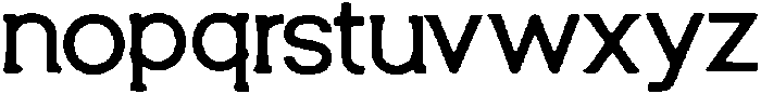 Hesa ttf (400) Font LOWERCASE