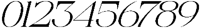 Hesay Verso Italic otf (400) Font OTHER CHARS
