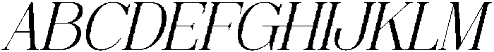 Hesay Verso Italic otf (400) Font UPPERCASE
