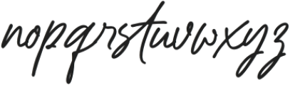 Hesperantha Regular otf (400) Font LOWERCASE