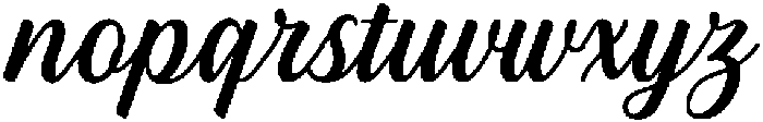 Hestina otf (400) Font LOWERCASE
