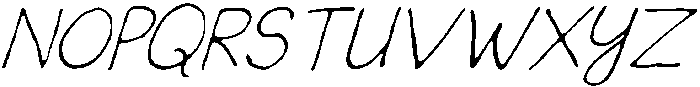 Hestivon Expanded Italic otf (400) Font UPPERCASE