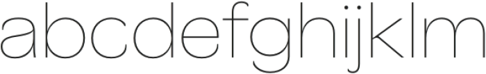 Heveria Hairline otf (100) Font LOWERCASE