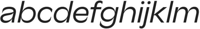 Heveria Regular Italic otf (400) Font LOWERCASE