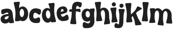 Hevilla Regular otf (400) Font LOWERCASE