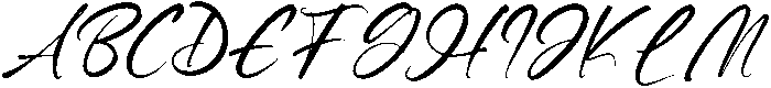 Hevling Justien Italic otf (400) Font UPPERCASE
