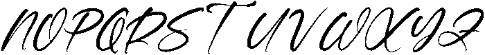 Hevling Justien Italic otf (400) Font UPPERCASE