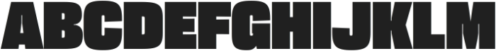 Hevysans Black otf (900) Font UPPERCASE