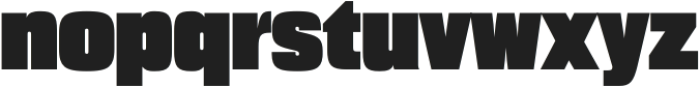 Hevysans Black otf (900) Font LOWERCASE