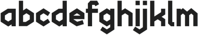 Hexaplex-Regular otf (400) Font LOWERCASE