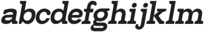Hexi Bold Italic otf (700) Font LOWERCASE