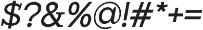 Hexi Medium Oblique otf (500) Font OTHER CHARS