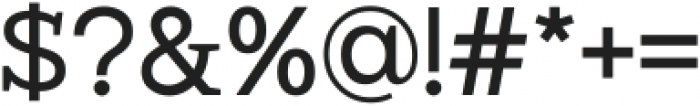 Hexi Medium otf (500) Font OTHER CHARS