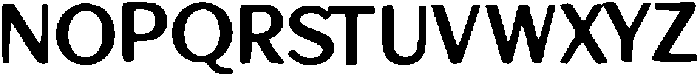 Hexoga ttf (400) Font LOWERCASE