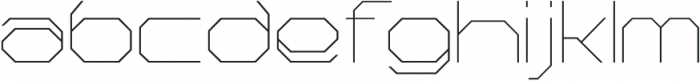 Hexting Regular otf (400) Font LOWERCASE