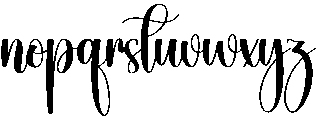 Hey Baby Regular otf (400) Font LOWERCASE