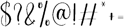 Hey Beauty Regular otf (400) Font OTHER CHARS