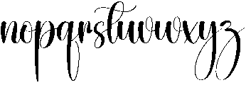 Hey Beauty Regular otf (400) Font LOWERCASE