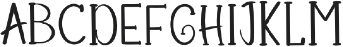 Hey Bee Regular otf (400) Font UPPERCASE