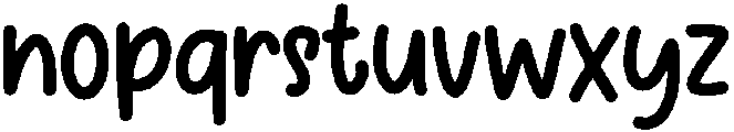 Hey Christmas Regular otf (400) Font LOWERCASE