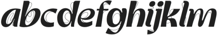 Hey Folks Italic otf (400) Font LOWERCASE