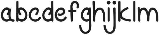 Hey Fox Rounded otf (400) Font LOWERCASE