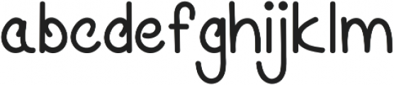 Hey Fox Rounded ttf (400) Font LOWERCASE