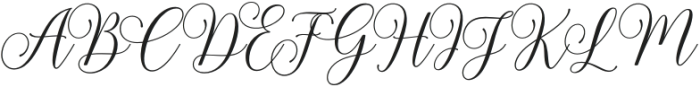 Hey Lady Bold Regular otf (700) Font UPPERCASE