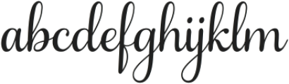 Hey Magdison Italic ttf (400) Font LOWERCASE