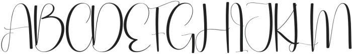 Hey Magnolia Regular otf (400) Font UPPERCASE