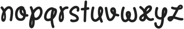 Hey Notes Bold otf (700) Font LOWERCASE