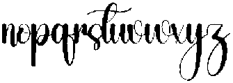 Hey Santa Regular otf (400) Font LOWERCASE