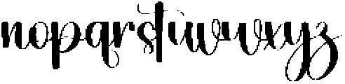HeyBaby Regular otf (400) Font LOWERCASE