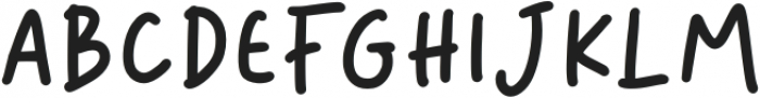 HeyTiny-Regular otf (400) Font UPPERCASE