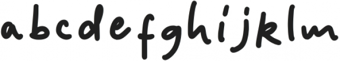 HeyTiny-Regular otf (400) Font LOWERCASE