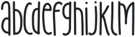 Heyowayo Regular otf (400) Font LOWERCASE