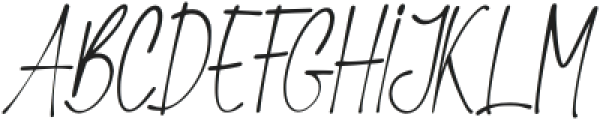 Heytta Italic otf (400) Font UPPERCASE
