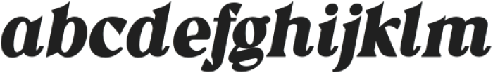 headline heritage ExtraBold Italic otf (700) Font LOWERCASE