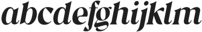 headline heritage Italic otf (400) Font LOWERCASE