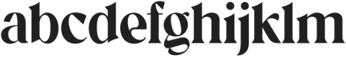 headline heritage Regular otf (400) Font LOWERCASE