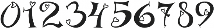 heart thin ttf (100) Font OTHER CHARS