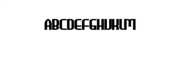 HEAVYwood Bold.otf Font UPPERCASE